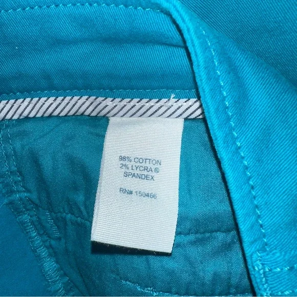 Stitch Fix market & spruce Lorraine Shorts Turquoise Sz 14 NWT - Picture 4 of 6